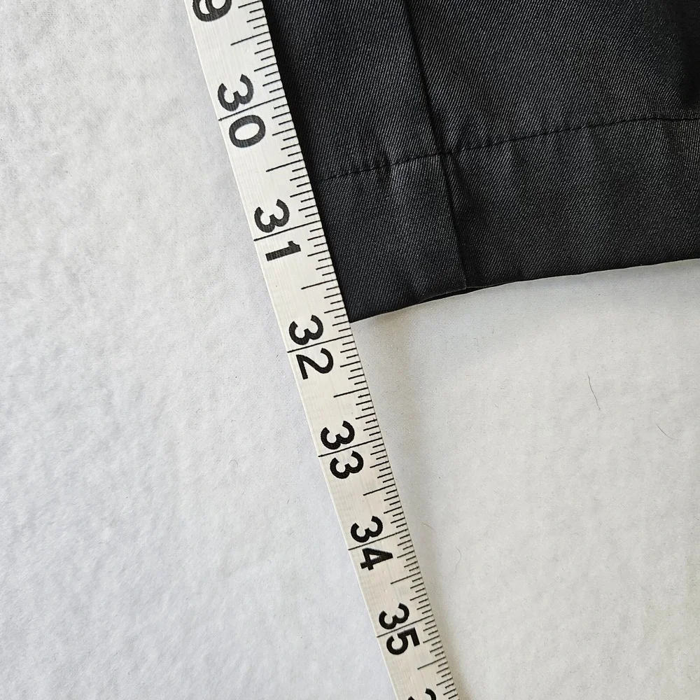 Nike Dri-Fit Dress Pants Men's 38x32 Black Straight Formal Golf Flat Front Used